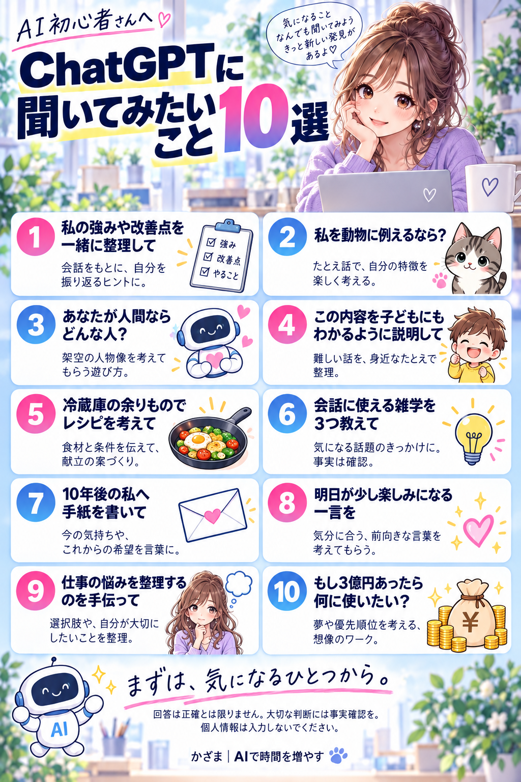 ChatGPTに聞いてみたいこと10選